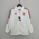 Corta-vento Flamengo Adidas - Branco+Vermelho