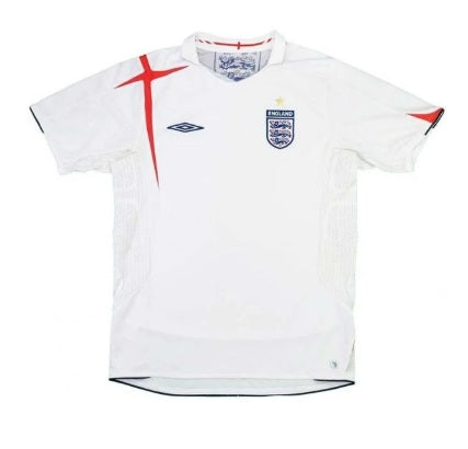 Camisa I Seleção da Inglaterra 2006 Retro Umbro