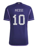 Camisa Seleção Argentina Away 22-23 Torcedor Adidas Masculina - Azul+Roxo