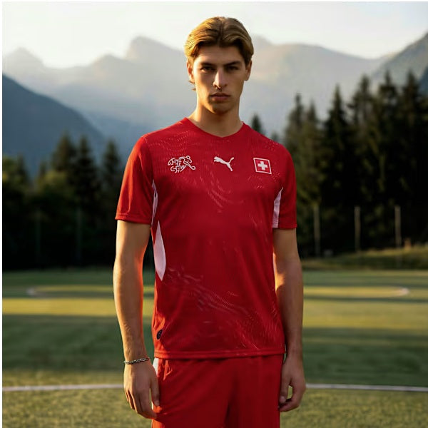 Camisa Suíça I Puma 2026 Masculina - Lançamento