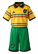 Kit Infantil Jamaica 2026-27 - Amarelo-Verde