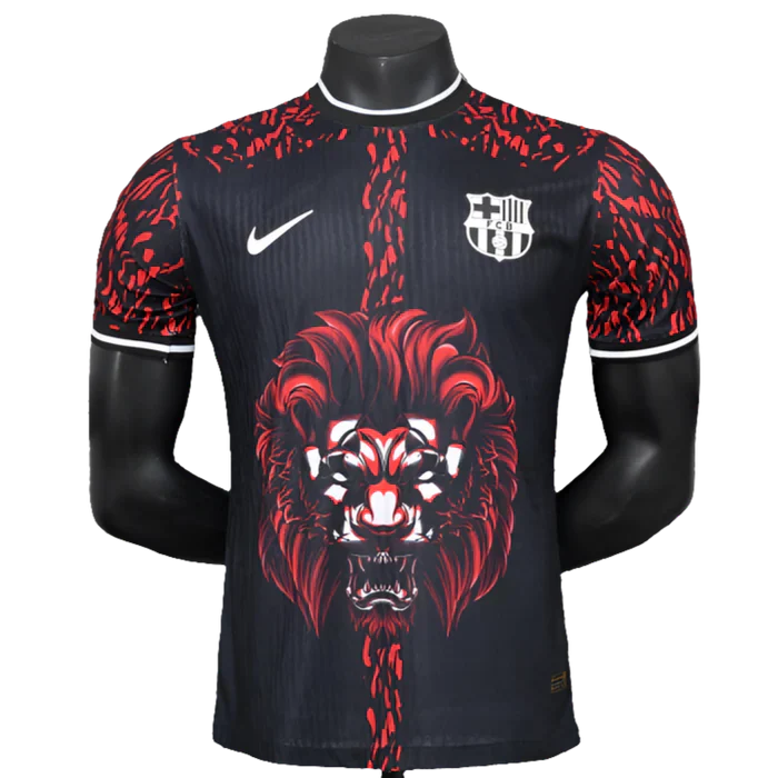 Camisa Barcelona Lion Edition 25/26 - Vermelha - Versão Jogador