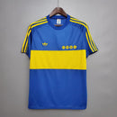 Camisa Boca Juniors Retrô 1981 Azul e Amarela - Adidas (Feminina)
