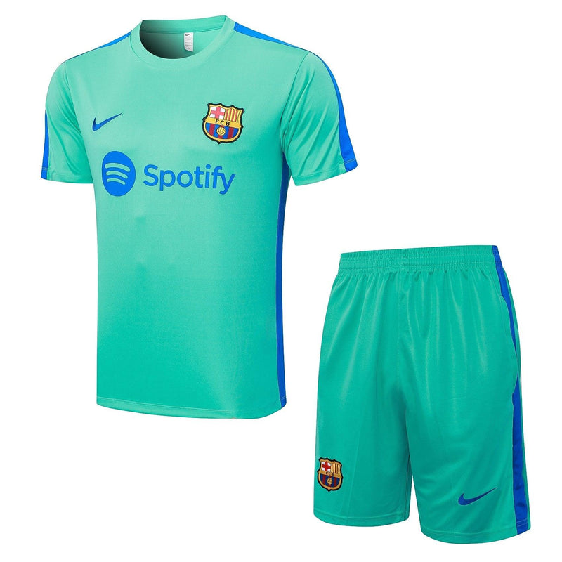 Conjunto de Treino do Barcelona - Verde e Azul